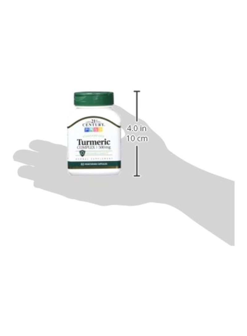 21st Century Turmeric Complex Herbal Supplement 500mg - 60 Capsules - Image 4